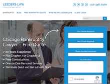 Tablet Screenshot of leederslaw.com